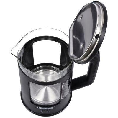 Double Layer Glass Kettle, 1.7 Ltr Capacity, GK38049 | Auto Shutoff & Boil-Dry Protection | Cordless With Blue LED Light | 360 Degree Cordless Base