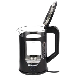 Double Layer Glass Kettle, 1.7 Ltr Capacity, GK38049 | Auto Shutoff & Boil-Dry Protection | Cordless With Blue LED Light | 360 Degree Cordless Base