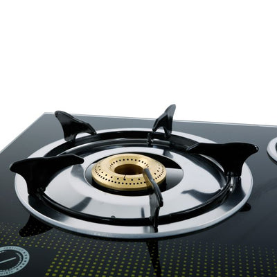 Glass Triple Burner Gas Cooker