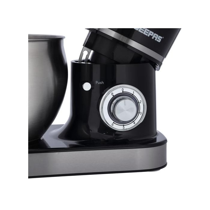 Geepas GSM43040 Stand Mixer 1500W with 8.5L Bowl 3 Kitchen Machine, 8.5L Capacity, 1500W, 6 levels Mixing Speed Control