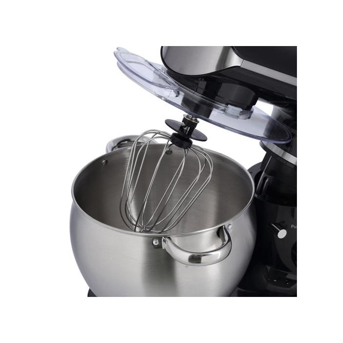 Geepas GSM43040 Stand Mixer 1500W with 8.5L Bowl 5 Kitchen Machine, 8.5L Capacity, 1500W, 6 levels Mixing Speed Control