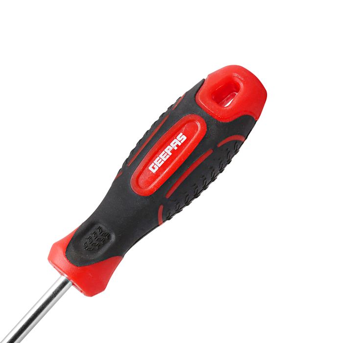 Geepas GT59091 Slotted Screwdriver 6.5x150mm |Magnetic slotted tip
