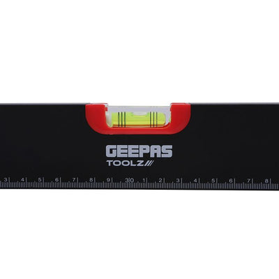 Geepas 24’’ Spirit Level - Small, Unbreakable Heavy-Duty Non-Magnetic Torpedo Level with 3 Level Bubbles - Shock Resistant - Pocket Size, Hanging Hole - Scaffold Level for Builders & Construction Site
