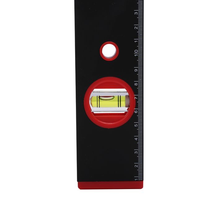 Geepas 24’’ Spirit Level - Small, Unbreakable Heavy-Duty Non-Magnetic Torpedo Level with 3 Level Bubbles - Shock Resistant - Pocket Size, Hanging Hole - Scaffold Level for Builders & Construction Site