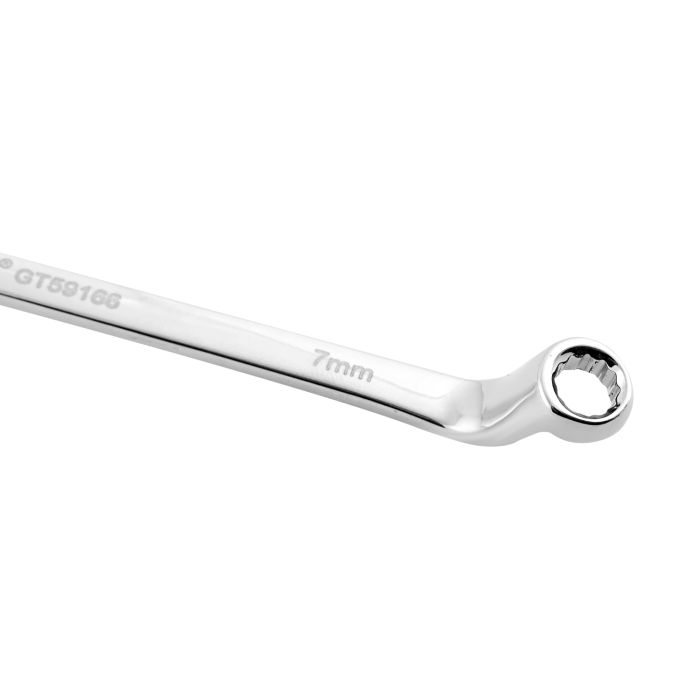 Geepas 7mm Ring Spanner - 12 Point Double Ring Spanner| CRV Material, Mirror Finish | Ideal for Mechanic, Plumbers, Carpenter, DIYers and More