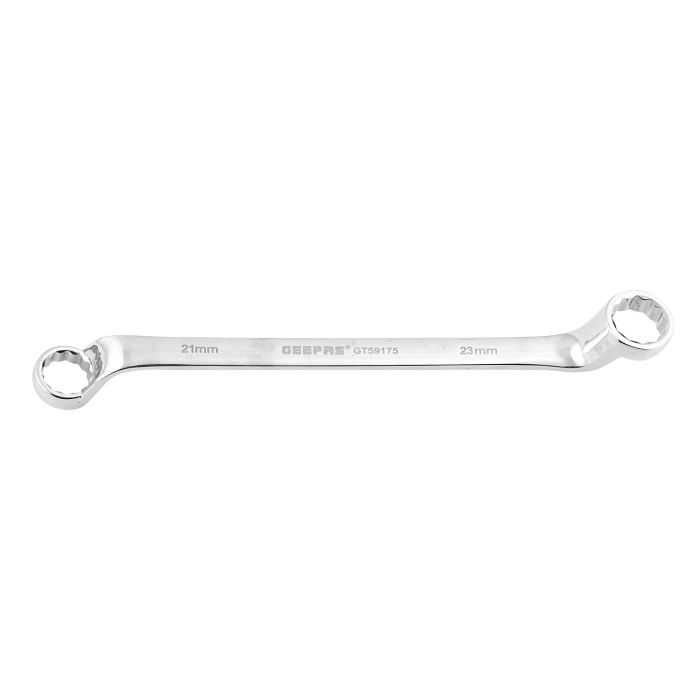 Geepas 23mm Ring Spanner - 12 Point Double Ring Spanner| CRV Material, Mirror Finish | Ideal for Mechanic, Plumbers, Carpenter, DIYers and More