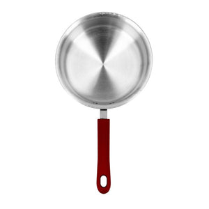 Royalford RF10096 16Cm Aluminium Milk Pan with Lid - Aluminium Saucepan Pouring Spout with Bakelite Handle, Easy to Store| Ideal as Coffee Pot, Tea Pot, Milk Pot & a Small Saucepan