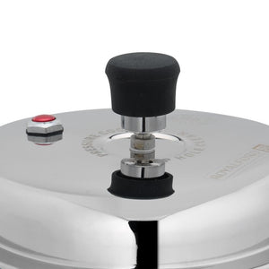 3 Liter Stainless Steel Pressure Cooker, RF10184 | Metallic Safety Plug | Controlled GRS | Compatible With Induction, Hot Plate, Halogen, Gas