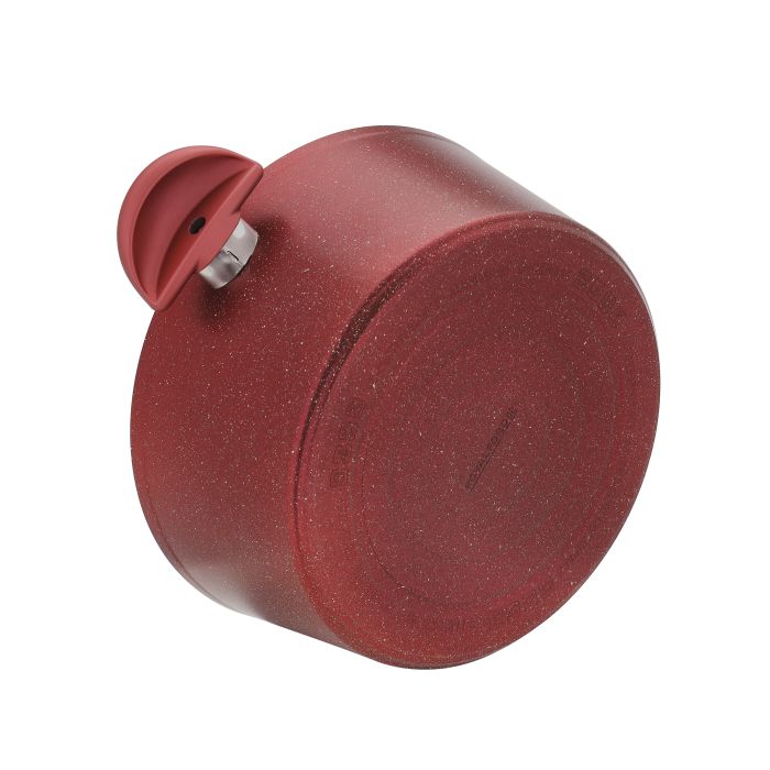 Aluminium Casserole With Durable Granite Coating, RF10256 | 5 Layer Durable Construction | Stay Cool, Bakelite Handles & Knob | PTFE Free, PFOA Free Non-Stick Casserole