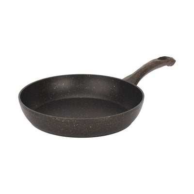 Chef Mark Granite Coated Cookware Set, 9 Pieces, RF10268 | Premium-Quality Aluminium | Tempered Glass Lid | Heavy-Duty Bakelite Handles | Compatible with all Types of Gas