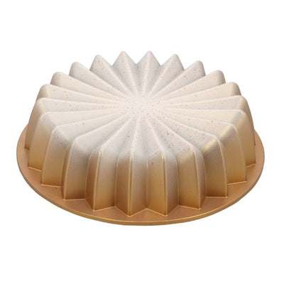 Classic Bundt Cake Pan, Aluminium Bakeware, RF10840 | Beautiful Design Cake Tin | Granite Coated Non-Stick Pan for Easy Food Release & Clean Up | Oven Safe Cake Tin