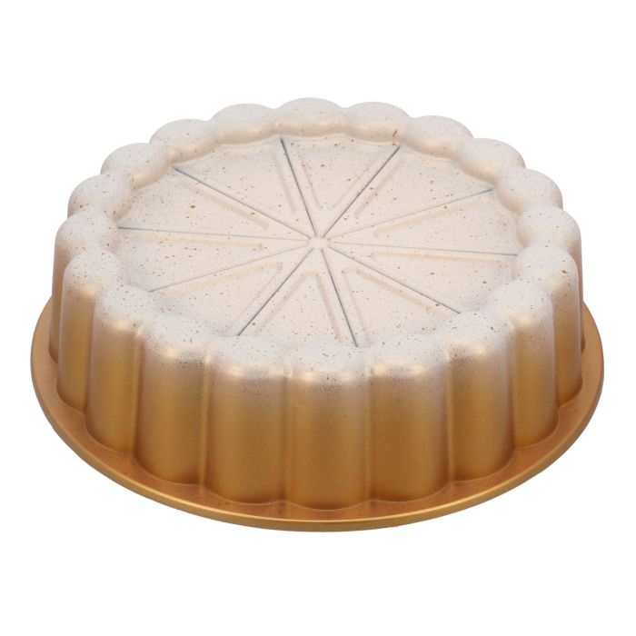 Elegant Bundt Cake Pan, Aluminium Bakeware, RF10841 | Beautiful Design Cake Tin | Granite Coated Non-Stick Pan for Easy Food Release & Clean Up | Oven Safe Cake Tin