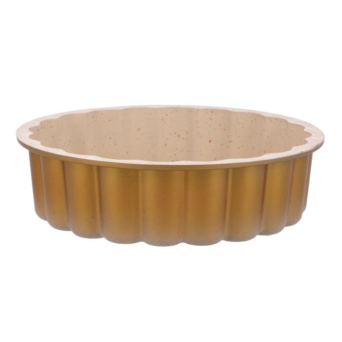 Elegant Bundt Cake Pan, Aluminium Bakeware, RF10841 | Beautiful Design Cake Tin | Granite Coated Non-Stick Pan for Easy Food Release & Clean Up | Oven Safe Cake Tin