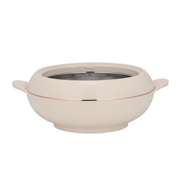 Omega Gold Insulated Casserole, Firm Twist Lock, RF11150 | Strong Handles | 1200ml Double Wall Insulated Serving Pot, Chapati Storage Box, Roti Serving Pot, Chapati Dabba
