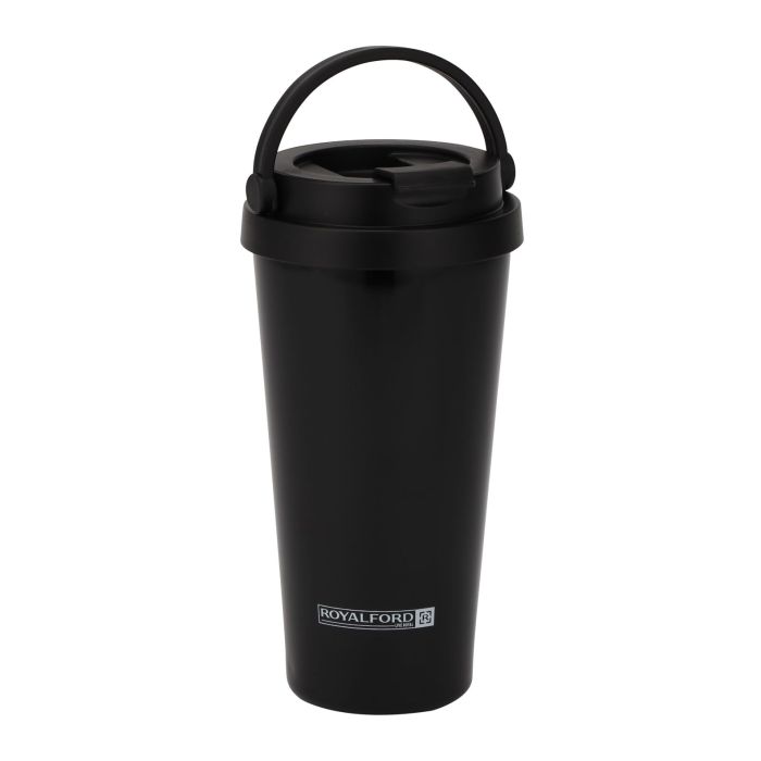 Royalford 450 ML / 15.2oz Stainless Steel Vacuum Tumbler- RF11249| High-Quality Vacuum Insulation Preserves the Flavor and Freshness| Portable, Leak-Resistant and Light-Weight| Suitable for Indoor and Outdoor Use| Blue