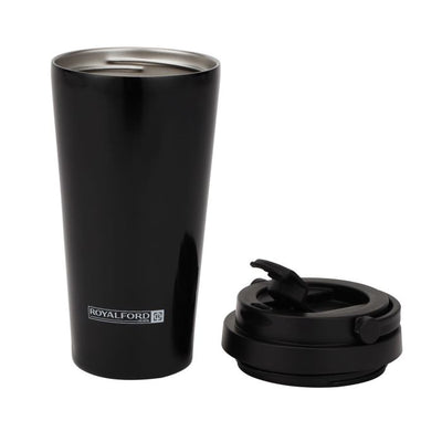Royalford 450 ML / 15.2oz Stainless Steel Vacuum Tumbler- RF11249| High-Quality Vacuum Insulation Preserves the Flavor and Freshness| Portable, Leak-Resistant and Light-Weight| Suitable for Indoor and Outdoor Use| Blue