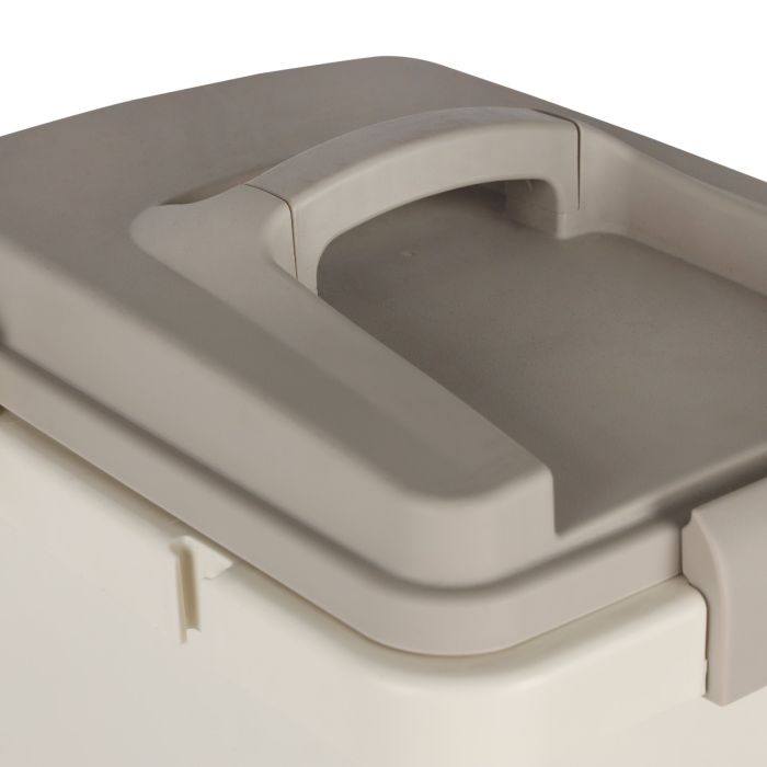 Royalford 45L Sorting Trash Can- RF12249| Premium-Quality Plastic Bin Interlocking Clips to Tag Bins, with Lid and Wheels| Trash Can for Hospitals, Restaurants, Societies, Parks, Malls, Etc.
