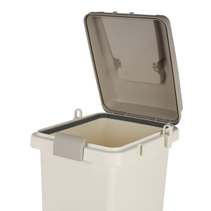 Royalford 45L Sorting Trash Can- RF12249| Premium-Quality Plastic Bin Interlocking Clips to Tag Bins, with Lid and Wheels| Trash Can for Hospitals, Restaurants, Societies, Parks, Malls, Etc.