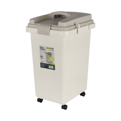 Royalford 45L Sorting Trash Can- RF12249| Premium-Quality Plastic Bin Interlocking Clips to Tag Bins, with Lid and Wheels| Trash Can for Hospitals, Restaurants, Societies, Parks, Malls, Etc.