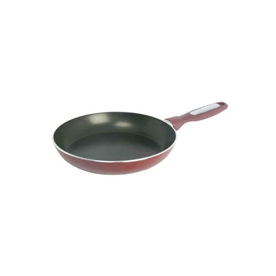 24cm Non-Stick Flat Fry Pan, Bakelite Handle, RF1261FP24 | 3mm Thickness | Triple Layer Non-Stick Coating, Suitable for all Hobs | Even Heat Distribution