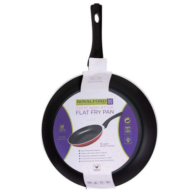 Highly Durable Non-Stick Cookware 30 Cm Fry pan with Induction Base & Cool Touch Bakelite Handle RF1264FP30 Royalford