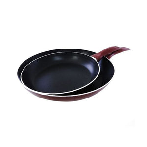 Royalford RF1754-FPSET 2Pcs Aluminium Fry Pan 28 & 22 Cm - Non-Stick Coating with Ergonomic Handle | Dishwasher Safe | 2.5mm Thick Induction Base | Ideal for Frying, Sauting, Stir-Frying