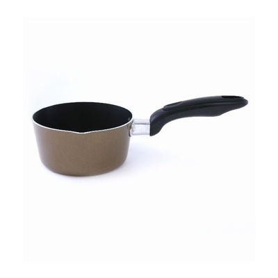 Royalford RF2011-MP16 16cm Non-Stick Milk Pan - Aluminium Saucepan - Pouring Spout with Ergonomic Handle -Compatible with Multiple Hobs| Ideal as Coffee pot, Tea pot, Milk pot & Small saucepan