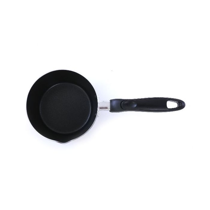 Royalford RF2011-MP16 16cm Non-Stick Milk Pan - Aluminium Saucepan - Pouring Spout with Ergonomic Handle -Compatible with Multiple Hobs| Ideal as Coffee pot, Tea pot, Milk pot & Small saucepan