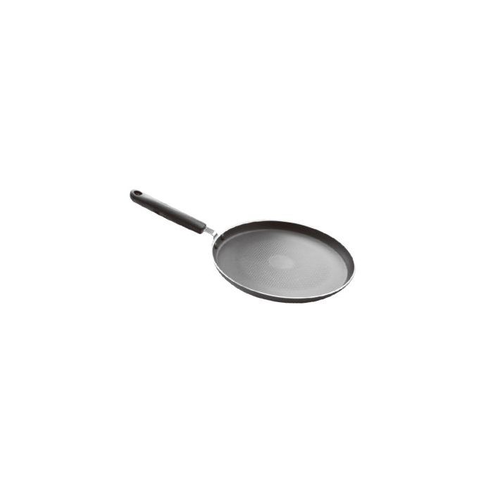 Royalford 28cm Non-Stick Pancake Maker | Aluminium Crpe Pan, Induction base with Super Heat Distribution & Retention | Durable Design, Strong Handle, 3MM Thickness & Dishwasher Safe