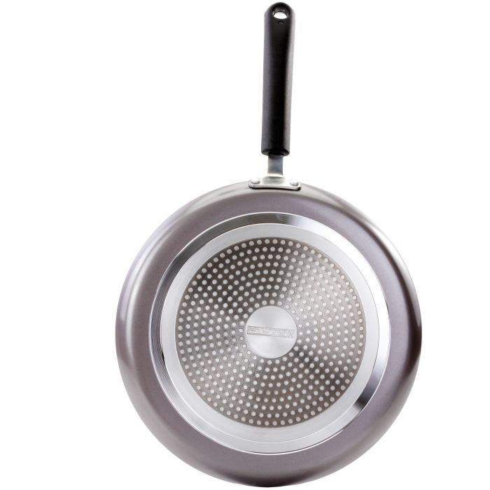 Royalford 28cm Non-Stick Pancake Maker | Aluminium Crpe Pan, Induction base with Super Heat Distribution & Retention | Durable Design, Strong Handle, 3MM Thickness & Dishwasher Safe