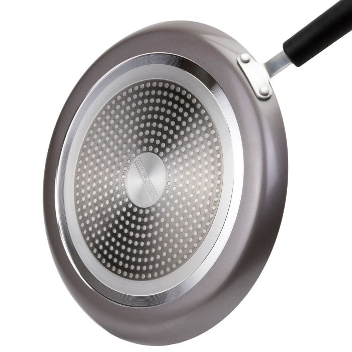 Royalford 28cm Non-Stick Pancake Maker | Aluminium Crpe Pan, Induction base with Super Heat Distribution & Retention | Durable Design, Strong Handle, 3MM Thickness & Dishwasher Safe