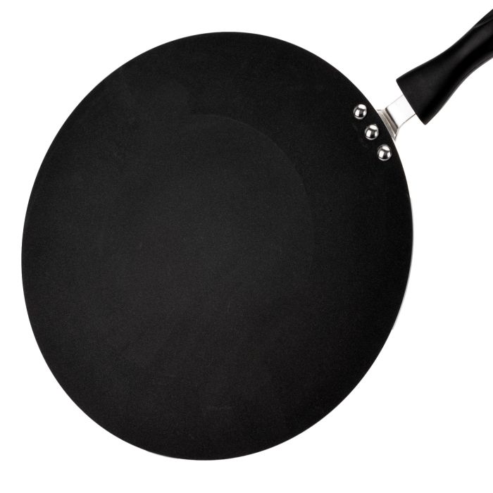 Royalford 28cm Non-Stick Pancake Maker | Aluminium Crpe Pan, Induction base with Super Heat Distribution & Retention | Durable Design, Strong Handle, 3MM Thickness & Dishwasher Safe