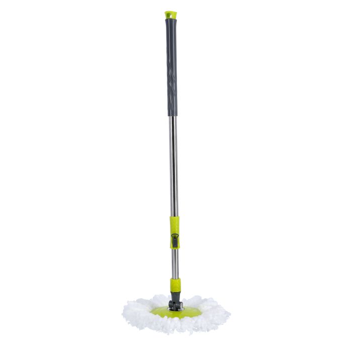 Royalford RF7721 Proactive Mop - 360 Rotating Mop Plate| Long Handle| Durable Wheels| Ideal for all types of flooring |useful for home, commercial buildings
