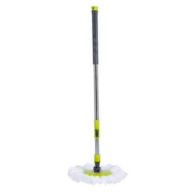 Royalford RF7721 Proactive Mop - 360 Rotating Mop Plate| Long Handle| Durable Wheels| Ideal for all types of flooring |useful for home, commercial buildings