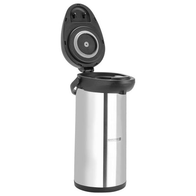Royalford 5L Double Wall Vacuum Flask - Keeping Hot/Cold Retention, Pump Action Spill Proof Pouring Coffee, Hot Water, Tea, Beverage | Ideal for Commercial & Outings
