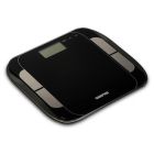 Geepas GBS46506UK  Body Fat Bathroom Scale - Smart High Accuracy Digital Weighing Scales for Body Weight, BMI Visceral Body Fat Rating, Muscle Mass, Body Hydration, Water & Bone Mass - 2 Year Warranty