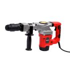 Geepas Corded Demolition Hammer 1300W -  Rotating Handle, Hammer and Drill 2 Mode in 1, Drilling Steel Masonry Concrete Wood | 4300 Impacts Per Minute | Ideal for Concrete Wood & Other Soft Materials