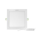 Geepas Square Slim Downlight Led 12W -  Downlight Ceiling Light | Natural Cool White 6500K | Long Life 50,000 Burning Hours | Ultra Slim | 3 Years Warranty