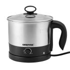 Geepas 1.2L Electric Kettle | Stainless Steel Cordless Kettle| Auto Shut-Off & Boil-Dry Protection | Big mouth design| Boiler for Hot Water, Tea & Coffee Maker | 600W | 2 Year Warranty