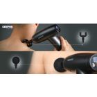 Rechargeable 5-in-1 Digital Massager, Massage Gun, GM86060 | 30 Speeds Percussion Muscle Massager | Portable Fascia Gun with 4 Massager Heads for Athletes Muscle Tension Pain Relief