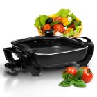 Geepas GMC35020UK 1500W Multi-Functional Electric Skillet | Multi Cooker Ideal for Frying | Electric Frying Pan with Glass Lid & Non-Stick Surface | Adjustable Heat Setting & Cool Touch Handles | 2 Years Warranty