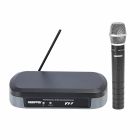 Geepas Wireless Microphone - VHL Control Phase 220-270MHz, Low Background Voice | Harmonic Distrortion | Ideal for karaoke, meetings, public speaking, interview, group karaoke, broadcasting and more