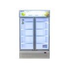 Show Case Chiller, 1100L Capacity, Auto Defrost, GSC1100DN | Digital Controller & Temperature Display | Canopy LED Light With Switch, Replaceable Door Gasket, No Frost | Lock and Key