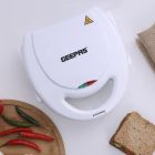 Geepas Multi Snack Maker - Cooks Delicious Crispy Sandwiches - Cool Touch Handle, Automatic Temperature Control and Detachable Sandwich Toaster - Breakfast Sandwiches & Cheese Snack
