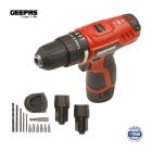 13 Pcs Cordless Drill Driver with Hammer Function - A Universal DIY Tool for Use in A Wide Range of Construction and Repair Tasks