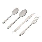 Royal Cutlery Set, 24 Pcs, Stainless Steel Spoon, RF10333 | Cutlery Set for 6 People | Spoon, Knife and Fork Sets | Ideal for Home/ Party/ Restaurant | Mirror Polished, Dishwasher Safe