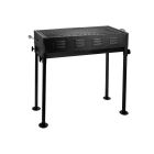 Barbeque Stand with Grill, Durable Charcoal Grill, RF10363 | Foldable Iron Barbecue Charcoal Grill | Tabletop Kabab Smoker Grill for Outdoor Camping