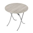 Round Table, 90cm Sonoma Design Portable Table, RF10990 | Round Kitchen Dining Table | Modern Small Coffee Table Living Room Accent Table with Metal Legs