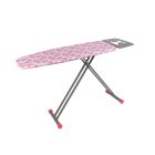 Royalford Ironing Board- RF11914| Ironing Table with Monoblock Metal Base| Ironing Table with Iron Rest and Adjustable Height Mechanism| Heat Resistant 100% Cotton Cover, Non-Slip Legs| 114x33 cm, Perfect for Home, Hotel, Apartments, Hostel, Etc.| Pink an