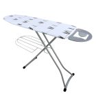 Ironing Board with Steam Iron Rest, Cotton Pad, RF1511-IB | Heat Resistant Pad | Contemporary Lightweight Iron Board with Adjustable Height and Lock System